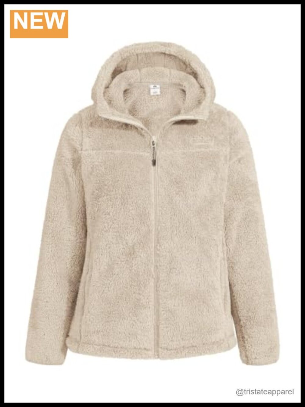 Women's Fuzzy Fleece Jacket Full Zip Hooded Warm Lightweight Coat